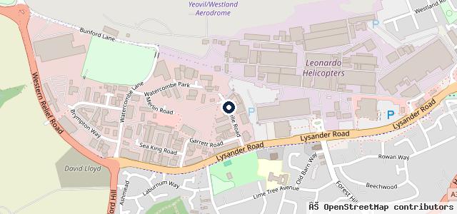 Map showing the location of Lynx MOT Testing Centre