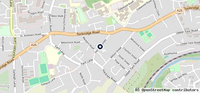 Map showing the location of Maidstone M.O.T & Repair Centre