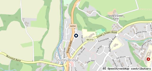 Map showing the location of B N Mechanical Services Ltd