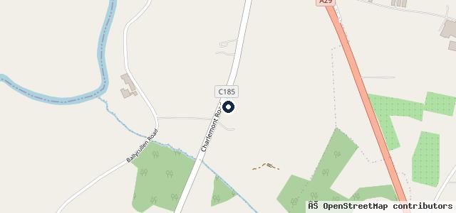 Map showing the location of Martin traynor Motors