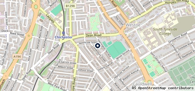 Map showing the location of Canterbury Motors