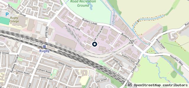 Map showing the location of Webb Ellis AutoCentre Ltd