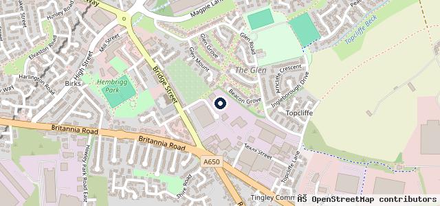 Map showing the location of Morley Vehicle Repairs Ltd