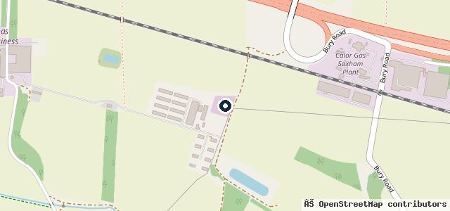 Map showing the location of R N Cansdale & Sons