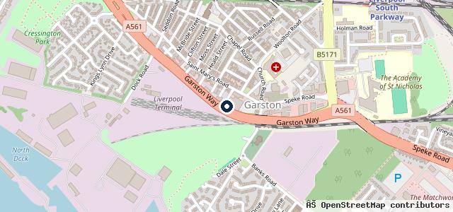 Map showing the location of Allerton Tyres & MOT in association with Cameron Autos