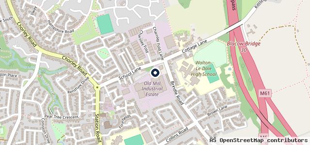 Map showing the location of Browns Autocare