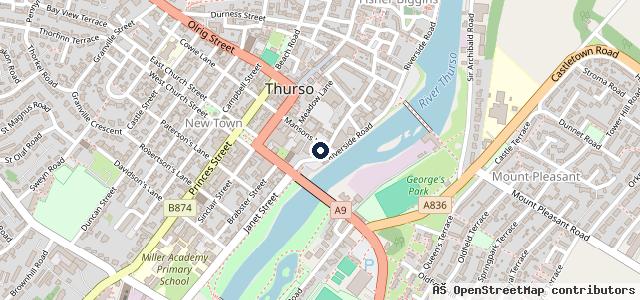 Map showing the location of W M Dunnet & Co Ltd