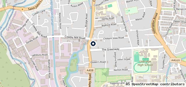 Map showing the location of Parkside Motor Company