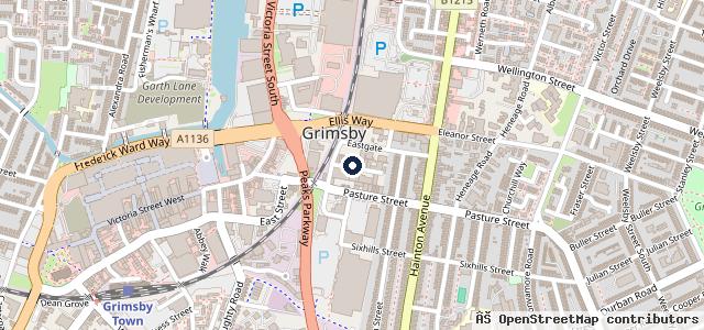 Map showing the location of Paul Bartlett auto Refinishers