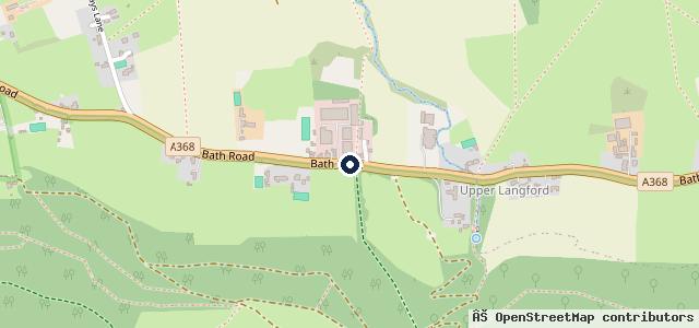 Map showing the location of Peartree Garage