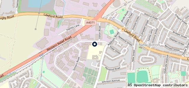 Map showing the location of Eden Tyres & Servicing