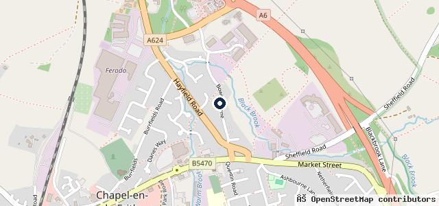 Map showing the location of Rob Kenyon MOT & Servicing Ltd