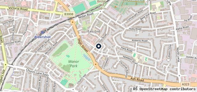 Map showing the location of Garland Motors Used Car Centre