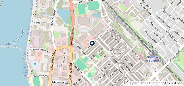 Map showing the location of B & D Motors