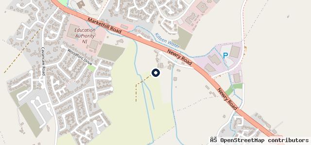 Map showing the location of Roadside Motors Armagh, Peugeot Dealer