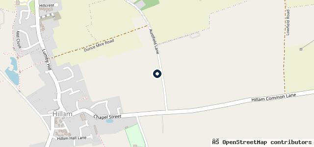 Map showing the location of Sherburn Rubber & MOT Centre