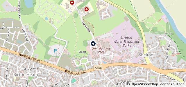 Map showing the location of Shropshire Automotive Services Ltd