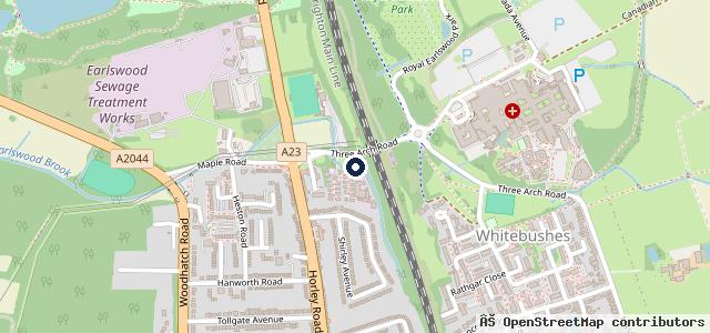 Map showing the location of Three Arch Garage Ltd