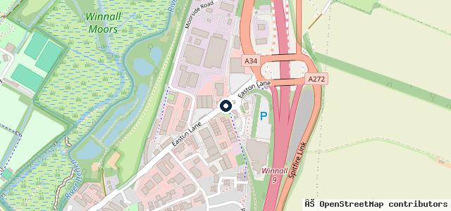 Map showing the location of Martins Renault Winchester