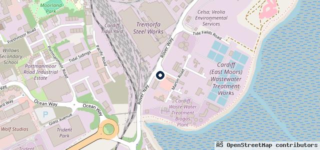 Map showing the location of Stars Garage