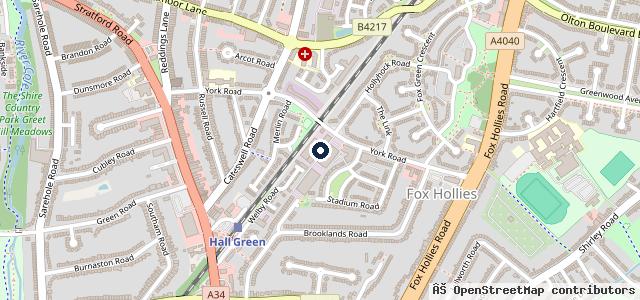 Map showing the location of Stones Garage Ltd