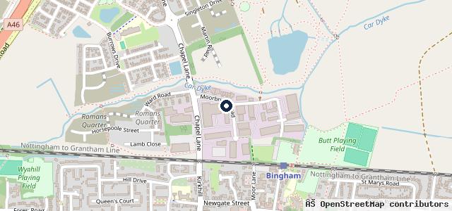 Map showing the location of G Conniss Motor Services