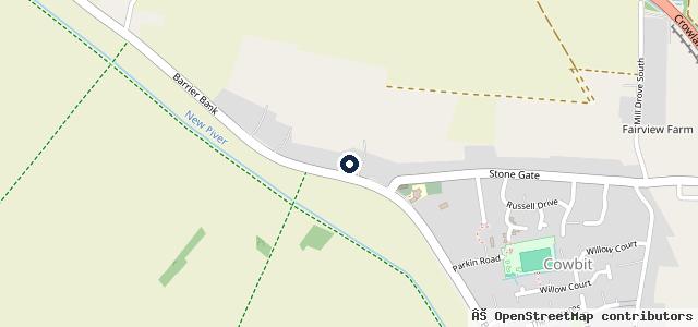 Map showing the location of Thorpe's Garage Motor Engineers