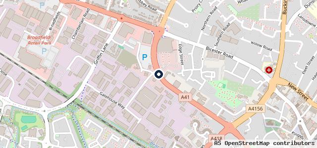 Map showing the location of TOYOTA