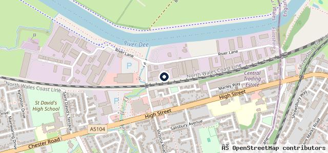 Map showing the location of Chester Autobody Repair Ltd