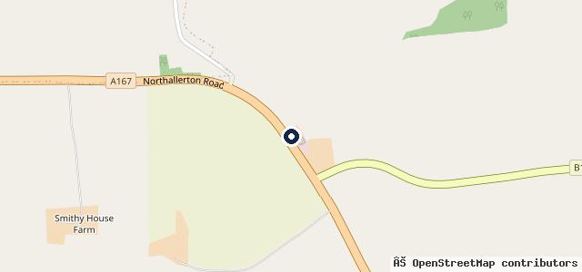 Map showing the location of Toll Bar Garage