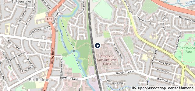 Map showing the location of Topflight Autocentre Ltd
