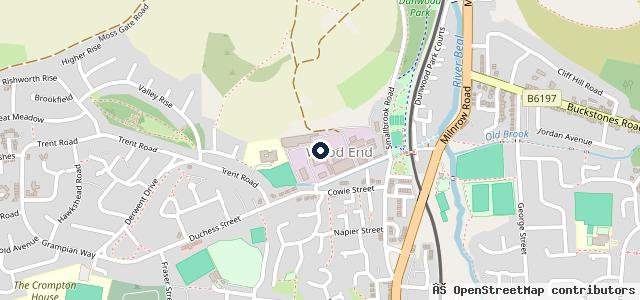 Map showing the location of Trent Mill Garage Ltd