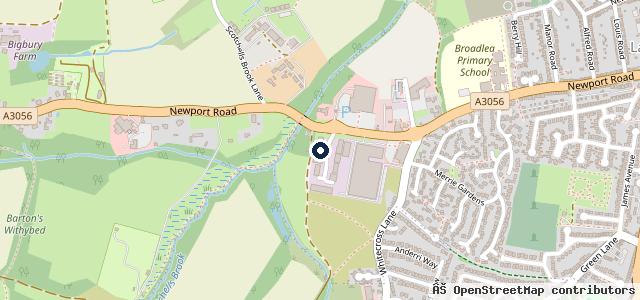 Map showing the location of Warren Motors