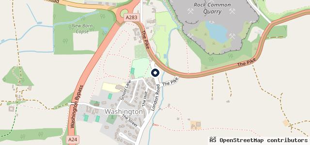 Map showing the location of West Sussex Motors Kia