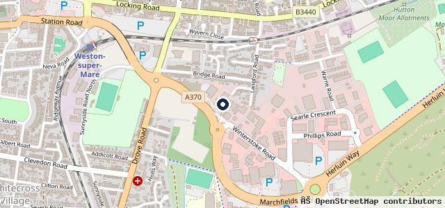 Map showing the location of Weston Auto Services