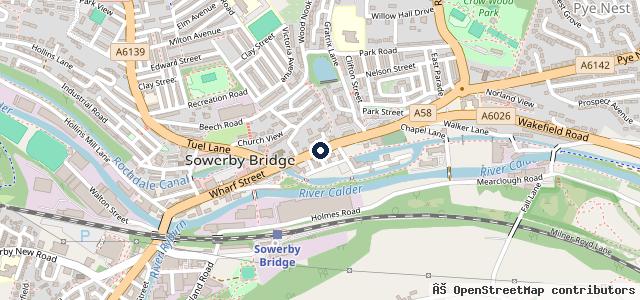 Map showing the location of Wharf Garage Limited