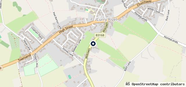 Map showing the location of Wiltown Garage Ltd