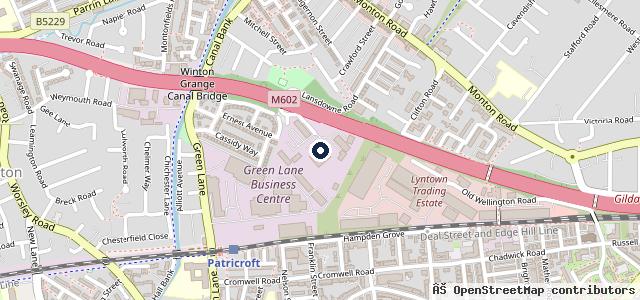 Map showing the location of M V S