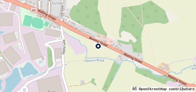 Map showing the location of Sovereign Motor Co.