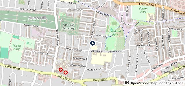 Map showing the location of Gosport Tyre & Exhaust