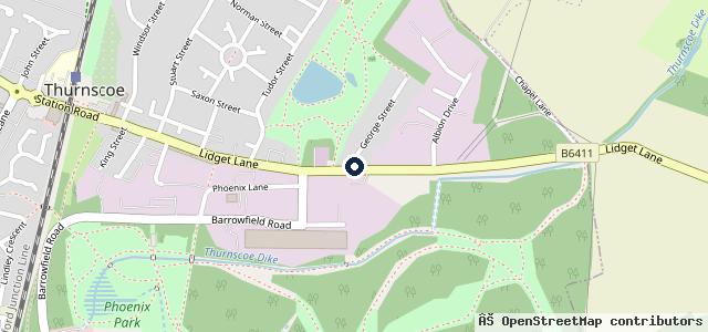 Map showing the location of Gt Tyres Servicing & Mot Centre Ltd