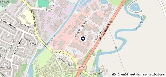 Map showing the location of Harrogate Audi