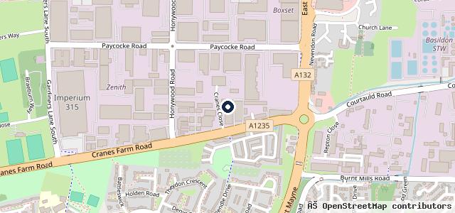 Map showing the location of Oakdene Autos