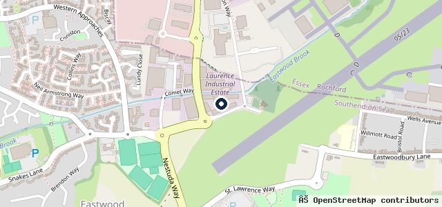 Map showing the location of A & R Services