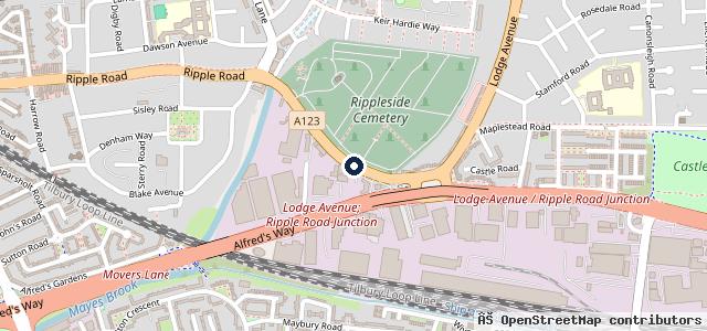 Map showing the location of A1 Bodyshop Ltd
