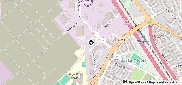 Map showing the location of West End Service Station