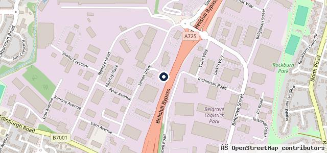 Map showing the location of Motus Commercials Bellshill - DAF