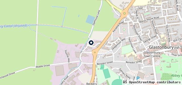 Map showing the location of Avalon Tyres Services LTD