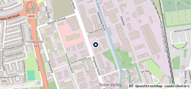 Map showing the location of Mainline UK