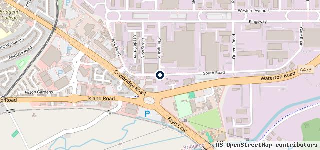 Map showing the location of Citroën Bassetts - Bridgend